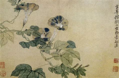 Ancient Chinese Flower Paintings By Yun Shou Ping 惲壽平 Inkston