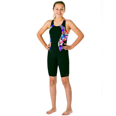 Maru Girls Swimwear Miro Pacer Legs Aqua Swim Supplies