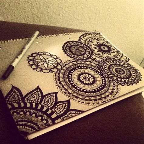 Doodle Henna Drawings Zentangle Patterns Henna Designs
