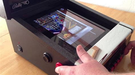 Icade Mini Cabinet Demo Playing The Pinball Arcade Youtube