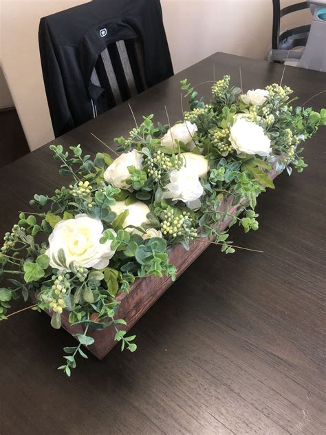 Get it as soon as tue, aug 10. Green floral centerpiece | Dining room table centerpieces ...