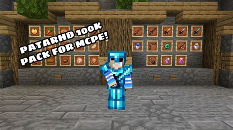 Patarhd 100k Pack For Mcpe Showcase And Gameplay Youtube