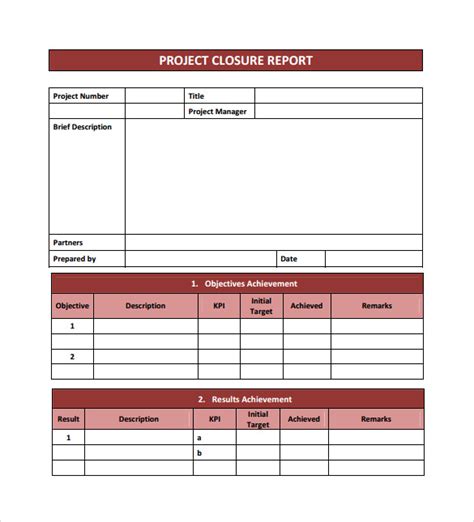9 Project Closure Templates To Download For Free Sample Templates