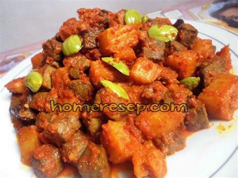 Cara membuat sambal goreng kentang ati: Resep Cara Membuat Sambal Goreng Kentang Ati Sapi (Dengan ...