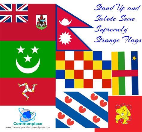 Stand Up And Salute Some Supremely Strange Flags Commonplace Fun Facts