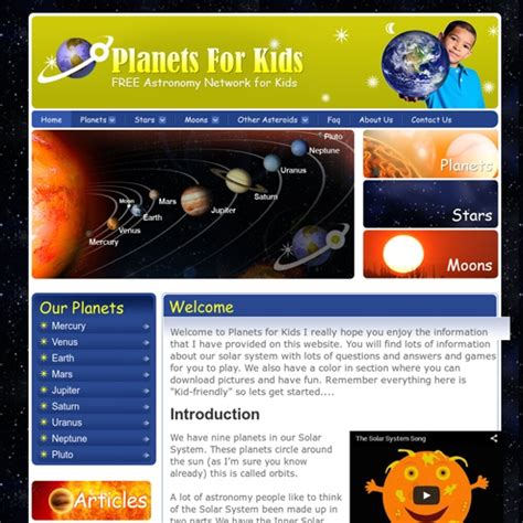 Planets For Kids Solar System Facts And Astronomy
