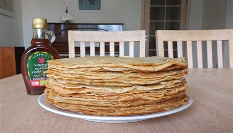 Homemade European Style Pancakes No Eggs Needed Rvegan