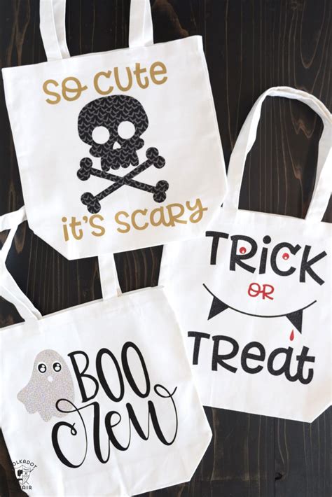 13 Cute Diy Trick Or Treat Bags Polka Dot Chair