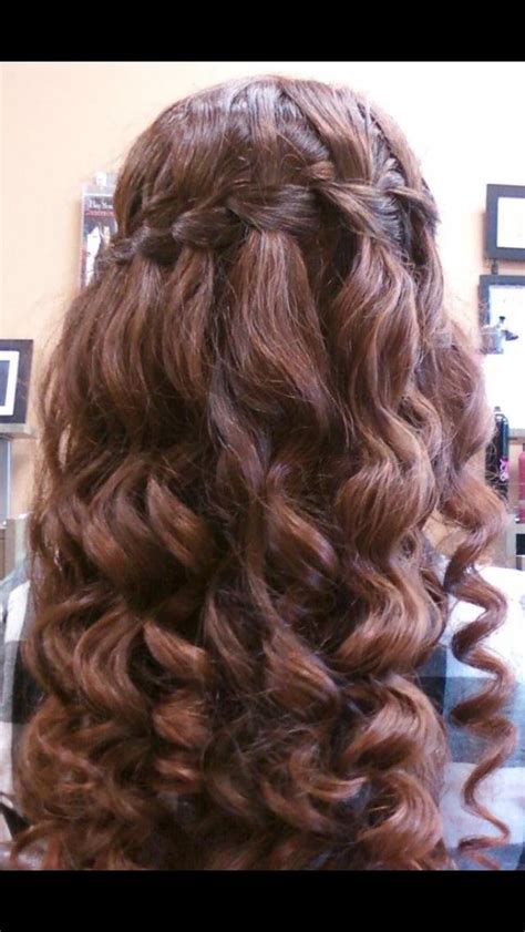 Waterfall Braid Prom Hair Pelo Largo Pelo Largos