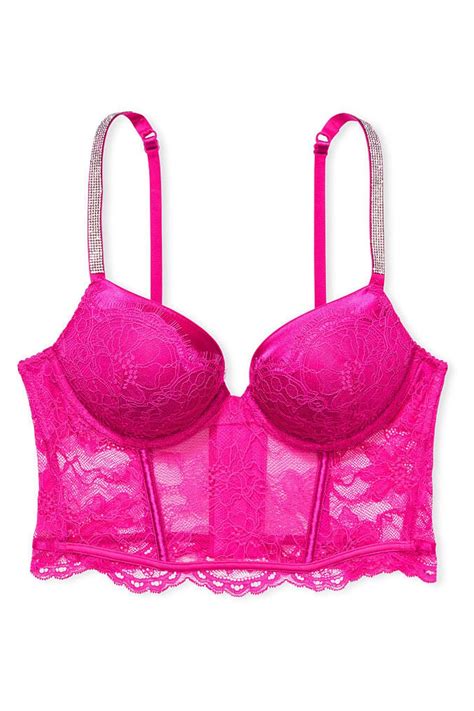 Buy Victorias Secret Bombshell Add 2 Cups Shine Strap Corset Bra Top From The Victorias Secret