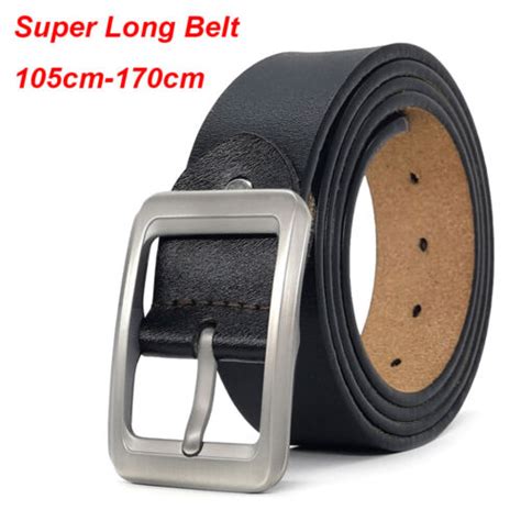 2023 Fashion Mens Belt For Jeans 100 Genuine Leather Belt Waist Size 105 160cm Ebay