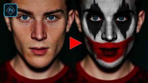 How To Make Joker Face In Photoshop Photo Editing In Photoshop