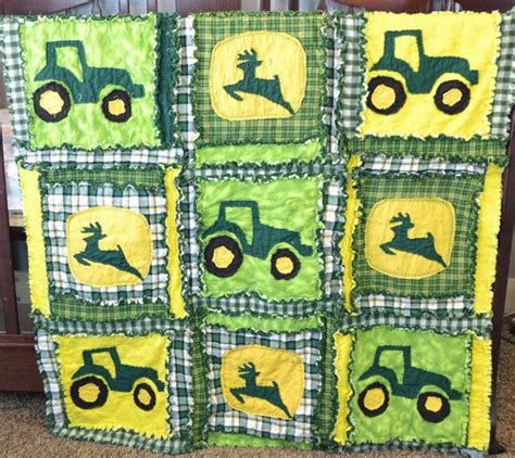 Car truck hur37225 3d customized quilt camli2407 , limited edition custom product created by leo bedding. RAG QUILT, Tractor, Crib Size, Baby Blanket, Green, Gold ...