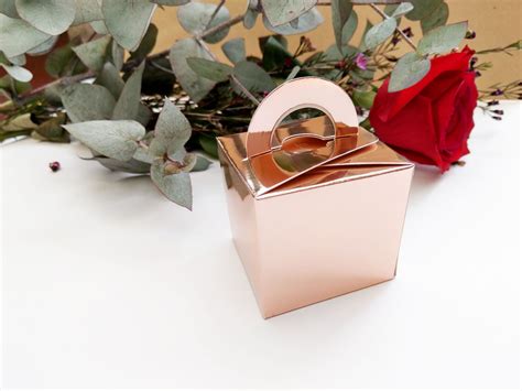 OutOfMyBubble Rose Gold Wedding Favor Boxes 10