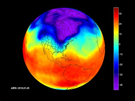 Nasas Airs Captures Polar Vortex Moving In Over Us