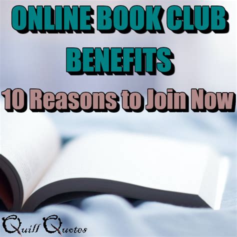 Online Book Club Benefits 10 Reasons To Join Now Quill Quotes