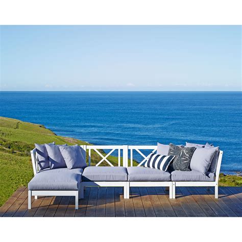 Stunning aluminium & concrete outdoor furniture in sydney. Bali II Modular Exclusive to Domayne Australia | Outdoor ...