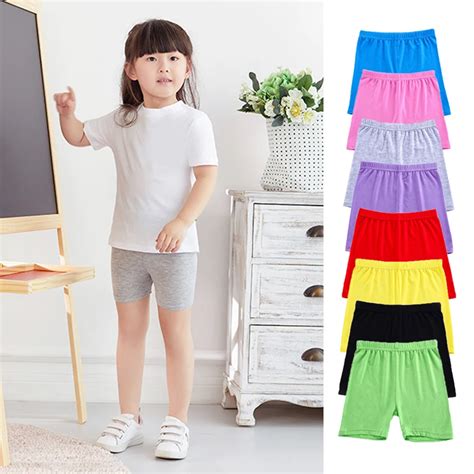 New Candy Color Girls Safety Shorts Pants Underwear Leggings Girls
