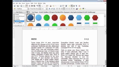 Libreoffice Writer Adding Clip Art And Images Youtube