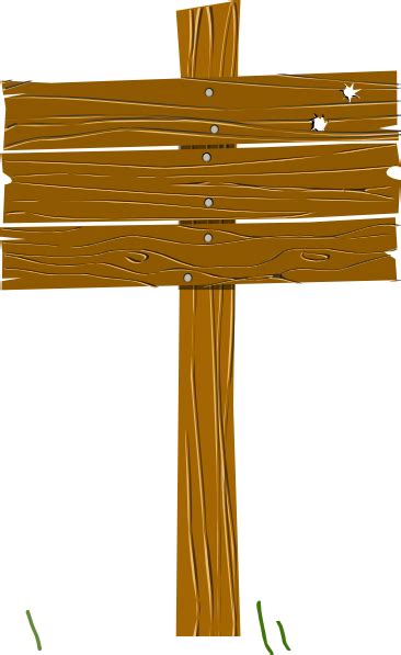 Wood Sign Clip Art At Vector Clip Art Online Royalty Free