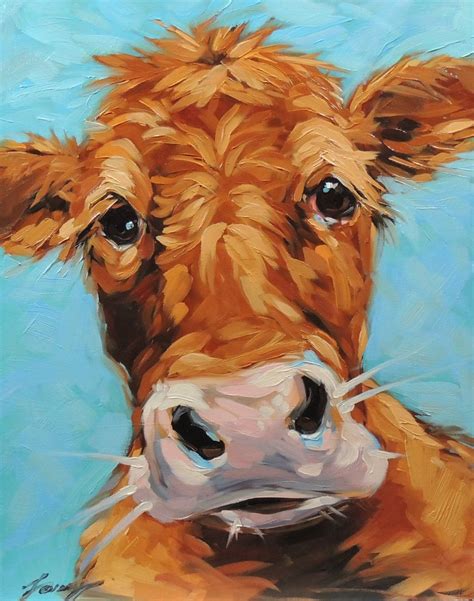 Farm Animal Paintings On Canvas Park Art