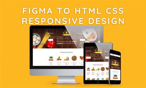 Convert Figma To Html Css Responsive By W Expert Fiverr
