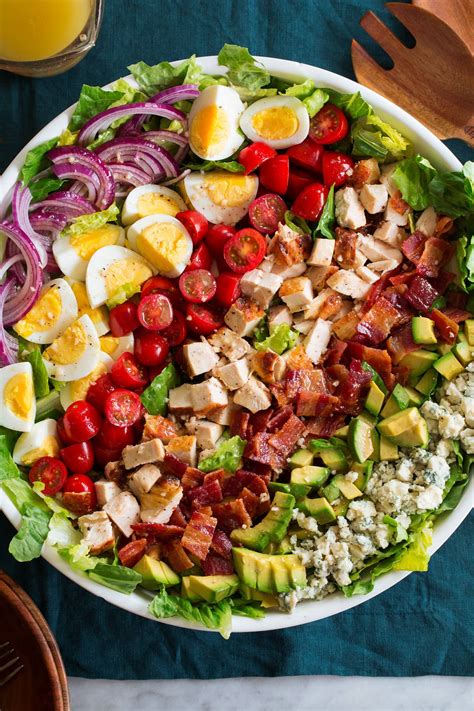 The List Of 10 Ingredients In Cobb Salad