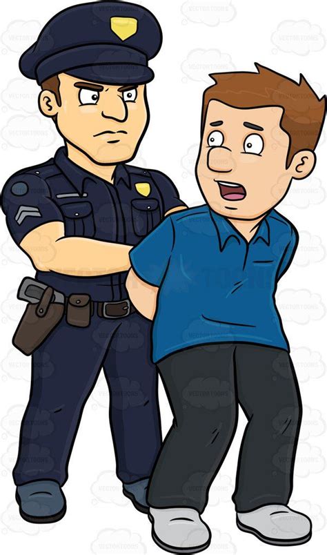Cartoon Police Man