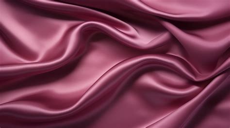 Sleek And Sophisticated Luxurious Burgundy Pink Silk Or Satin Fabric