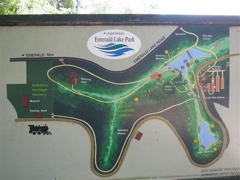 Emerald Lake Park Cafe Map Pool Bbq And Fishing