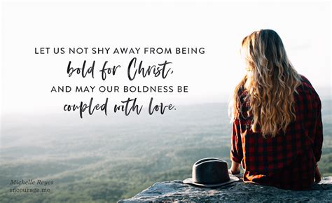 Be Bold For Christ In Courage