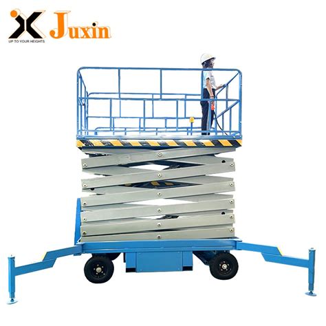 Hydraulic Manual Lift Table Electric Aerial Platforms Mini Scissor Lift