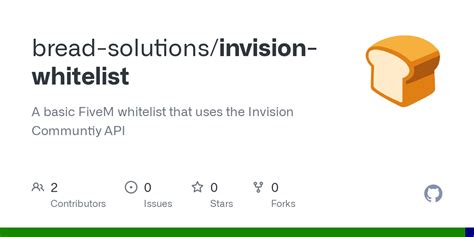 Github Bread Solutionsinvision Whitelist A Basic Fivem Whitelist