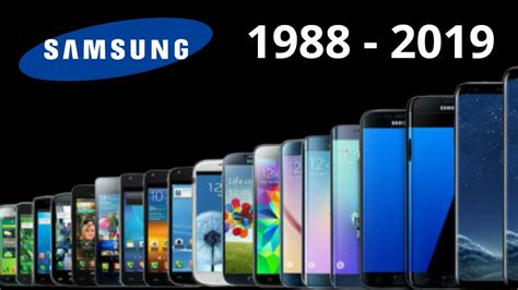 All Samsung Phones Evolution 1988 To 2019 Youtube