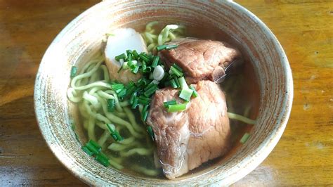 Okinawa Soba And Miso Soup Are Delicious Mi Yaguwa In Tomigusuku City