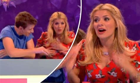 Holly Willoughbys Boobs Whacked By Greg James In Hilarious Throwback