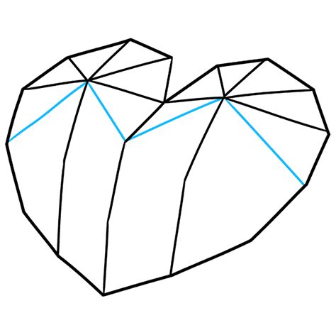How To Draw A Crystal Heart Really Easy Drawing Tutorial