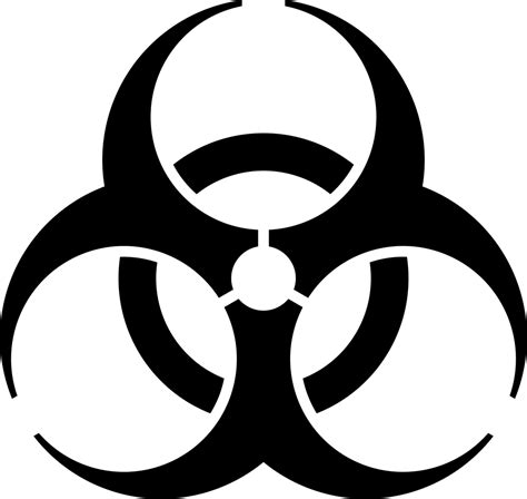 Biohazard Logo On Biohazard Symbol Biological Hazard