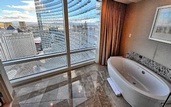 Bally's has a nice big whirlpool tub but it is in the room and not really concealed in the bathroom. Nevada Hot Tub Suites - Excellent Romantic Vacations