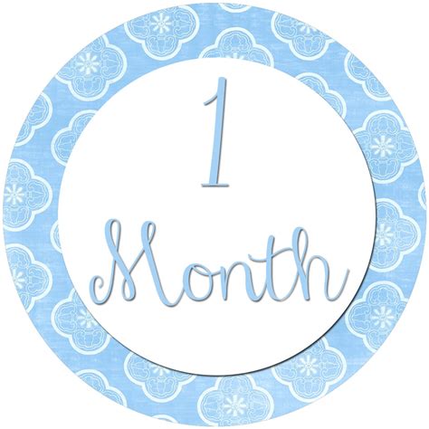 All Four Love: DIY: Month to Month Stickers