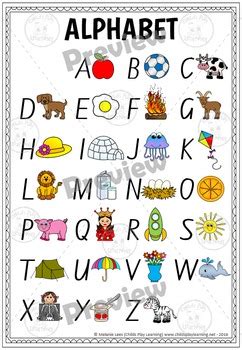 Lower case letters are all . Alphabet Charts Set - Upper and Lower Cases by Childs Play ...