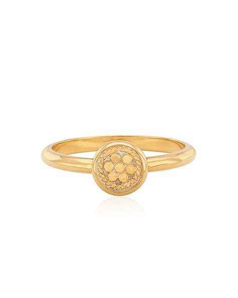 Anna Beck Classic Circle Stacking Ring In Gold Metallic Lyst Uk