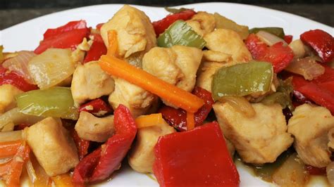 Pollo Con Verduras Estilo Chino Receta De Cocina Fácil De Pollo Youtube