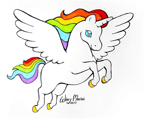 Art And Lore Rainbow Winged Unicorn