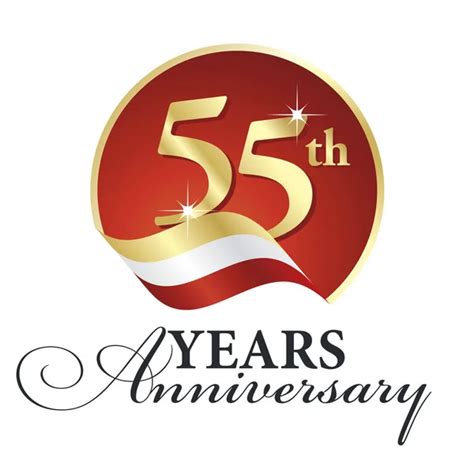 Happy 55th Birthday Stock Vectors Royalty Free Happy 55th Birthday