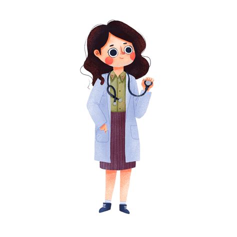 Holding Stethoscope Clipart Hd Png Female Doctor Holding A Stethoscope