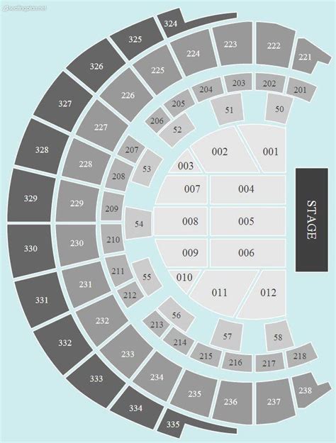 Seating charts reflect the general layout for the venue at this time. Hydro - View from Seat Block 006