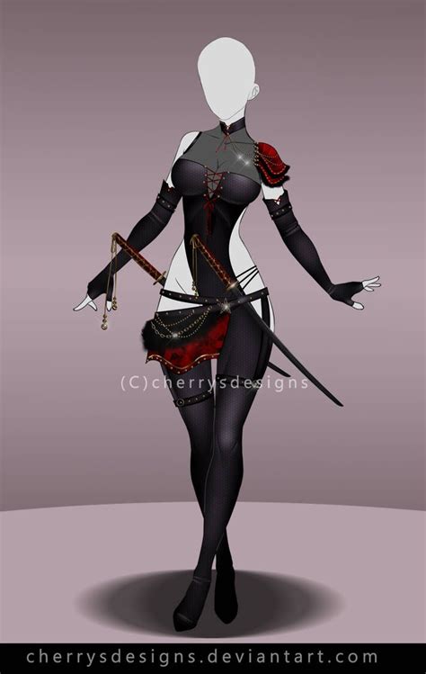 Closed Outfit Adopt 764 By Cherrysdesigns Anime Outfits