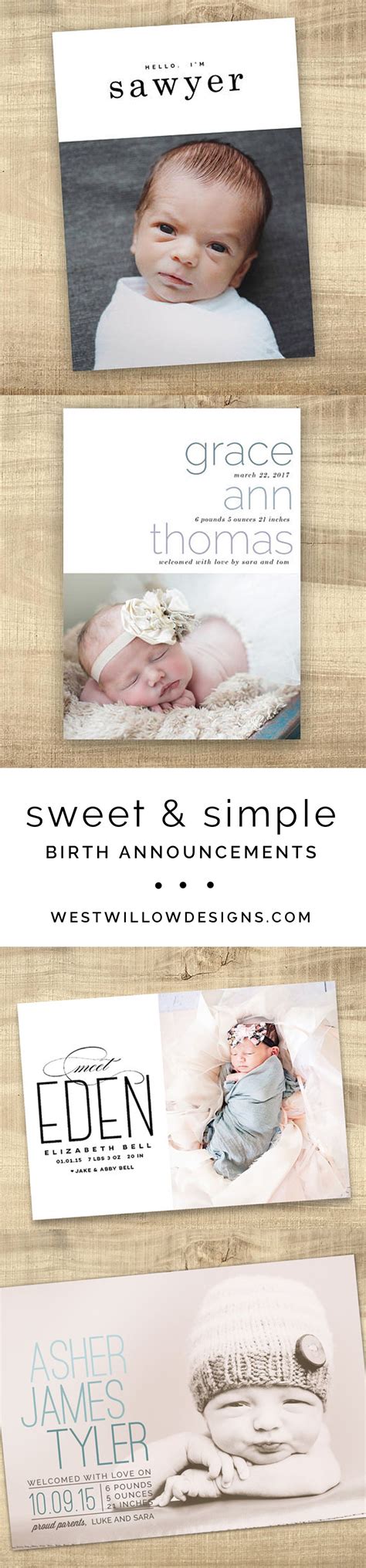 Pin By West Willow On Unique Birth Announcements With Images Fun