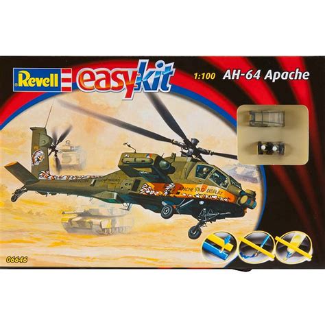 Ah 64 Apache Easykit Maquette Revell 1100e Maquettes Et Figurines